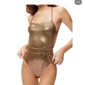 Good American Fun Gold One Piece